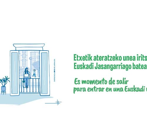 Es momento de salir para entrar en una Euskadi más sostenible, campaña de Medio Ambiente para impulsar una salida en verde de la crisis del Covid-19