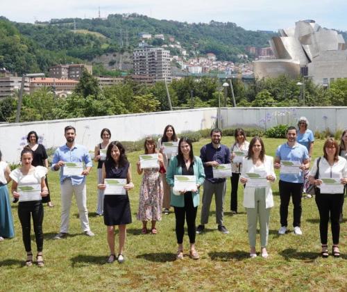 Se gradúa la primera promoción del Máster propio de Economía Circular: aplicación la empresa de la UPV/EHU